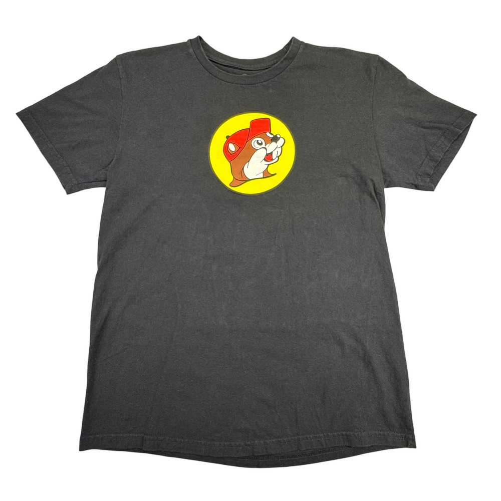 Buc-ee's Beaver‎ Logo Black T-Shirt Size Medium